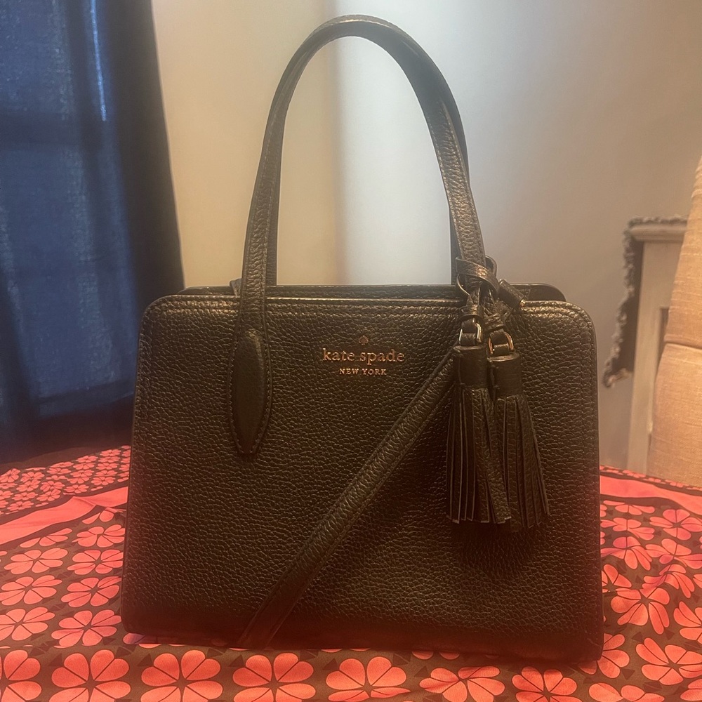 Kate Spade Black Rowe Medium Satchel 😍